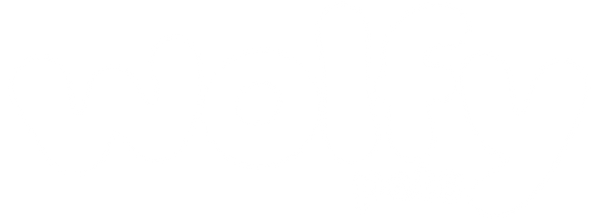 Logo horizontal blanco de Wolfy Pets